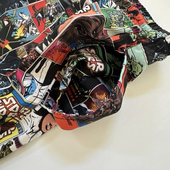 RSVLTS Star Wars Swim Trunks Mens 2XL Comic Strip Darth Yoda Hybrid Shorts - Picture 10 of 12